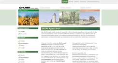 Desktop Screenshot of gruma-agrar.de